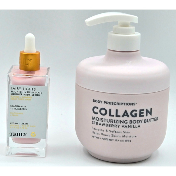 TRULY Beauty Fairy Lights Body Serum & Body Prescriptions Collagen Body Butter - Picture 1 of 5